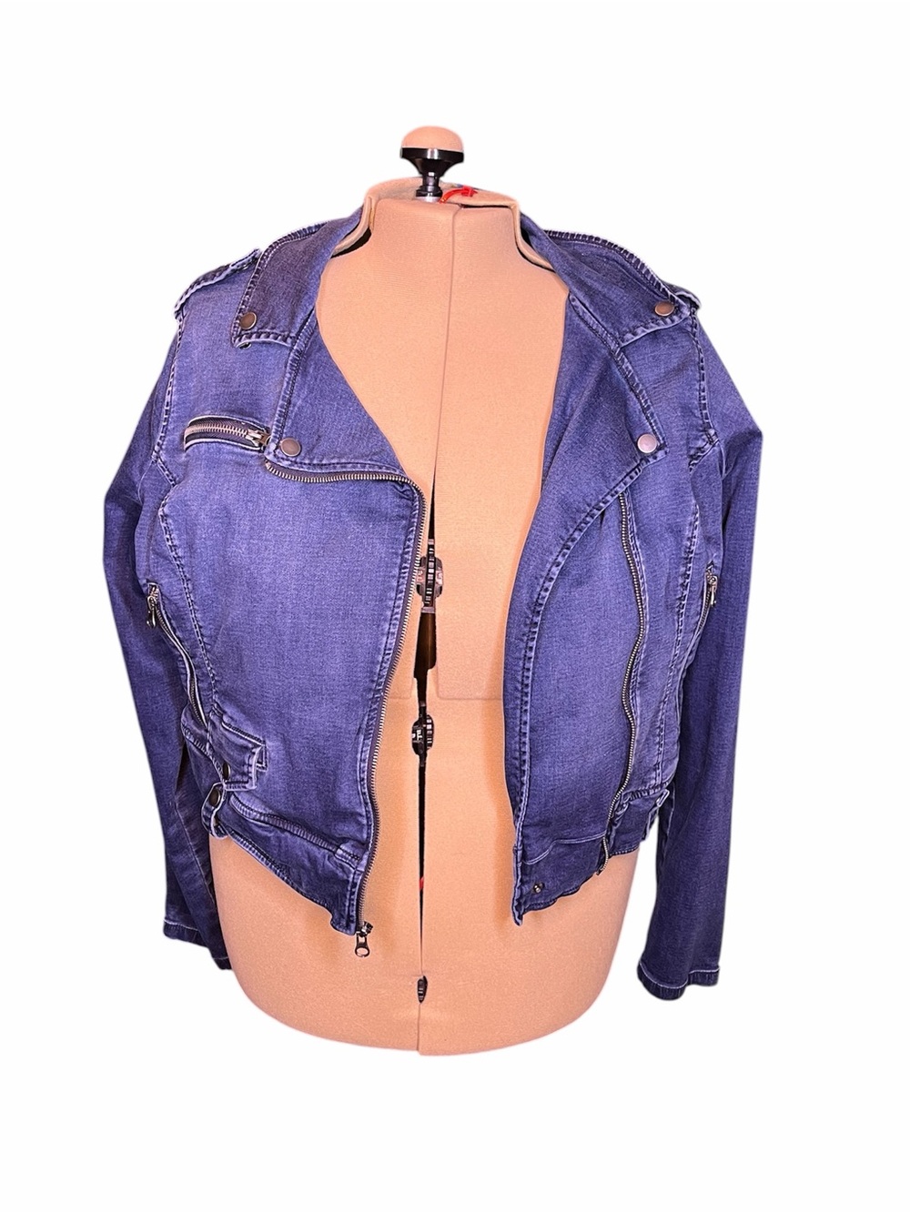 Torrid Denim Moto Jacket